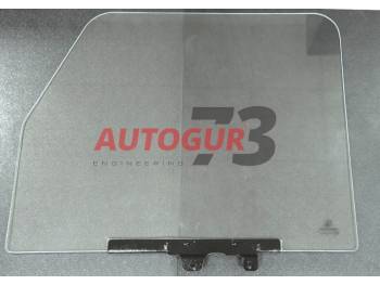Стекло цельное сплошное передней двери левое УАЗ 452 Буханка под электростеклоподъемник с кронштейном Autogur73